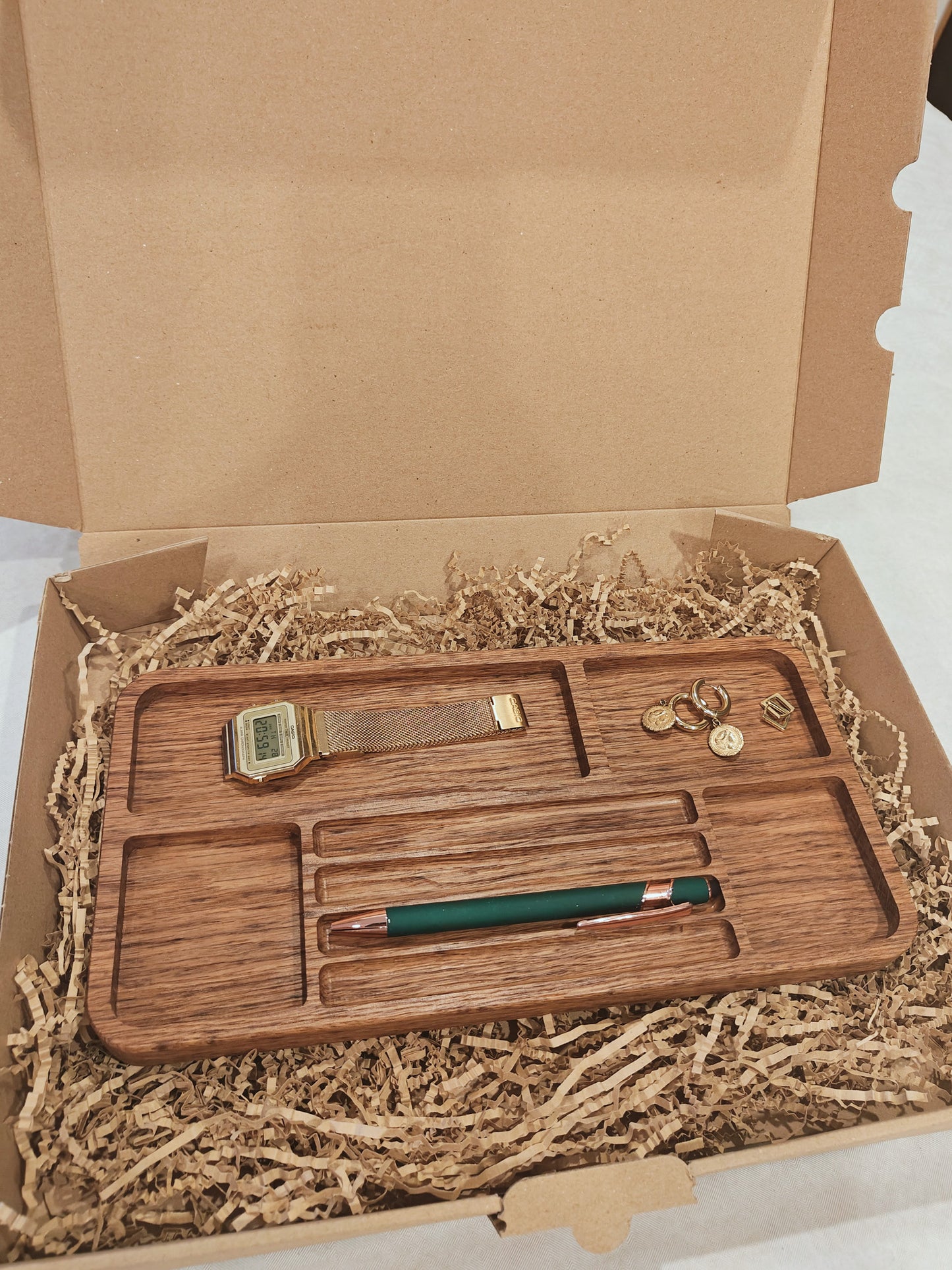 Tischorganizer aus Massivholz "Ole"